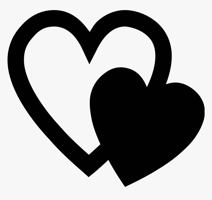 Heart Computer Icons Symbol Clip Art - Black Heart Icon Png, Transparent Png, Free Download