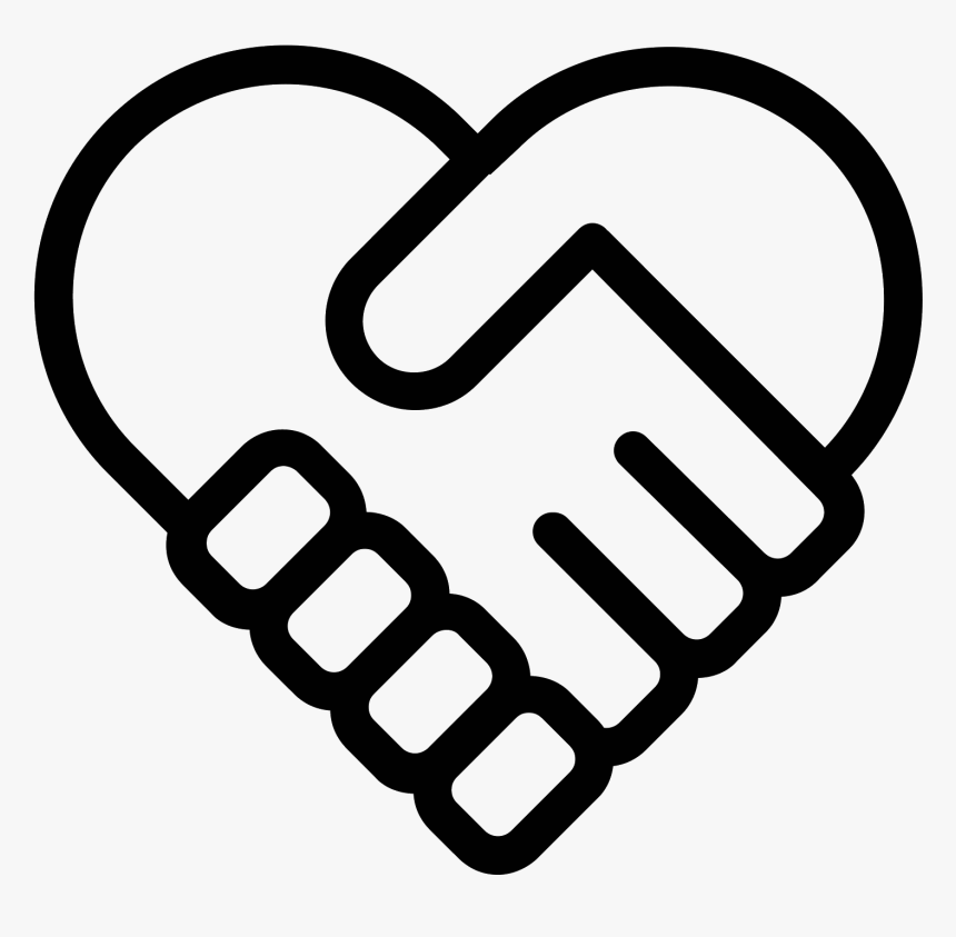 Handshake Heart Icon, HD Png Download, Free Download