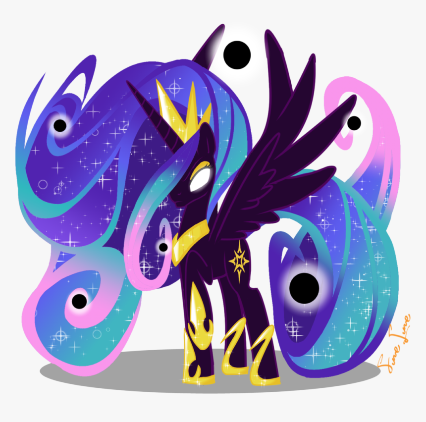 F1nel1ne, Black Hole, Black Hole Sun, Glowing Eyes, - Princess Luna Princess Celestia All, HD Png Download, Free Download