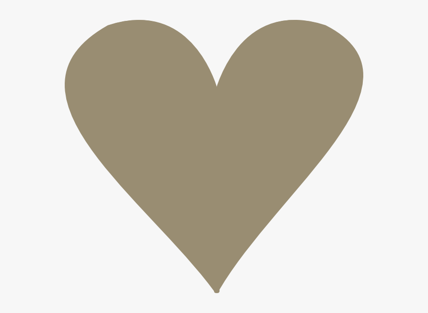 Tan Heart Clipart - Heart, HD Png Download, Free Download