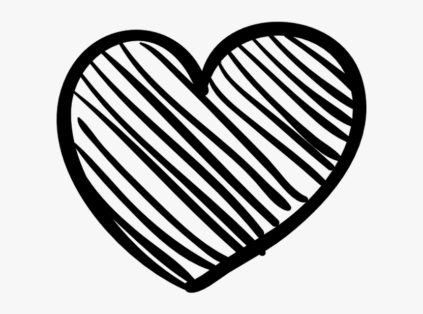 Transparent Heart Vector Png - Heart Sketch Png, Png Download, Free Download