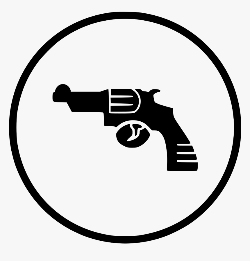 Bullet Gun Handgun Pistol Shot Suicide Target - Handgun, HD Png Download, Free Download