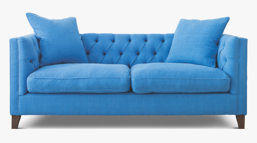 Blue Sofa In Png, Transparent Png, Free Download