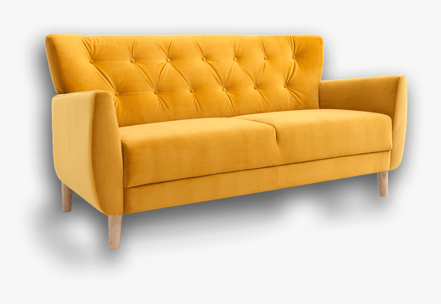 Yellow Couch - Studio Couch, HD Png Download, Free Download