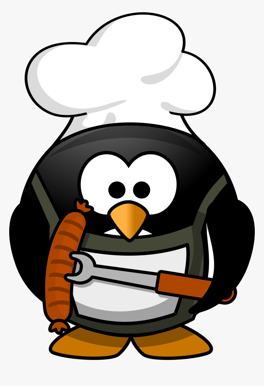 Grilling Penguin Clip Arts - Bbq Art Png, Transparent Png, Free Download