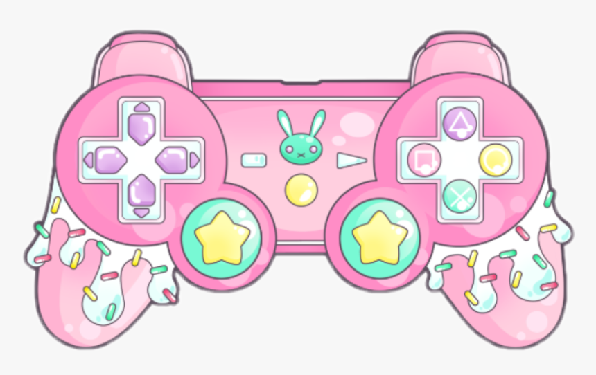 Controller Clipart Transparent Tumblr - Ps4 Controller Drawing Png, Png Download, Free Download