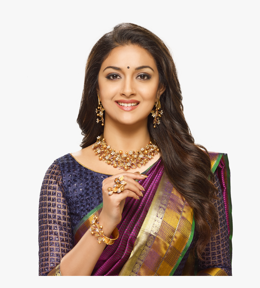 Png Jewellers Ad - Keerthi Suresh In Avr Jewellery Ad, Transparent Png, Free Download