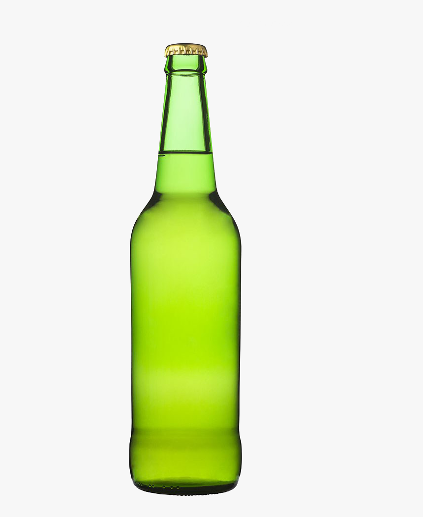 Beer Bottle Glass Bottle - Beer Green Bottle Png, Transparent Png, Free Download
