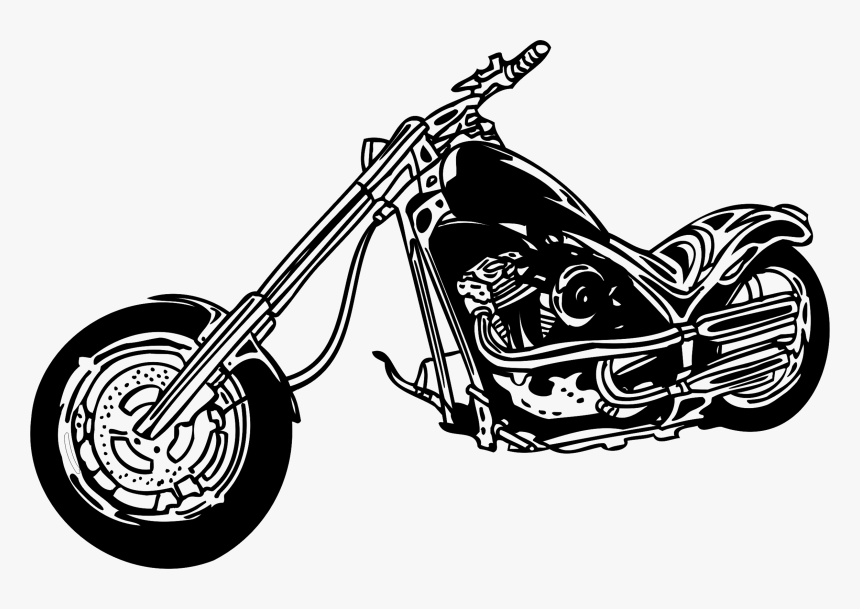 Harley-davidson Motorcycle Chopper Clip Art - Harley Davidson Clipart Png, Transparent Png, Free Download