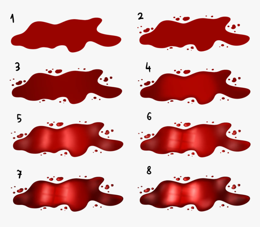 How To Draw Blood From A Dog - Blood On Floor Draw, HD Png Download, Free Download