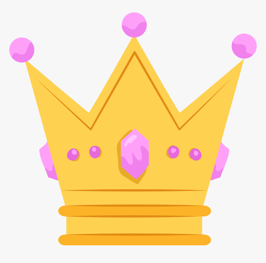 Princess Crown Clip Art - Princess Crown Cartoon Transparent Background, HD Png Download, Free Download