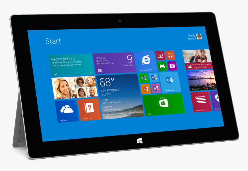 Microsoft"s Surface 2 Tablet Follows Faithfully In - Surface Tablets, HD Png Download, Free Download