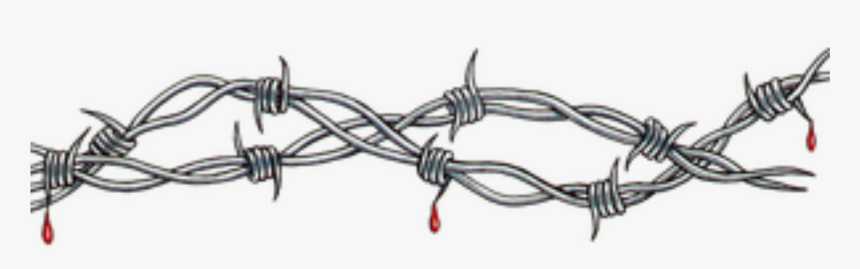 #cyber #punk #cyberpunk #metal #steel #wire #barbedwire - Barbed Wire Tattoo Design, HD Png Download, Free Download