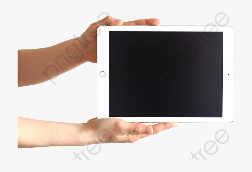 Holding Tablet Flat Computer - Tablet Computer, HD Png Download, Free Download