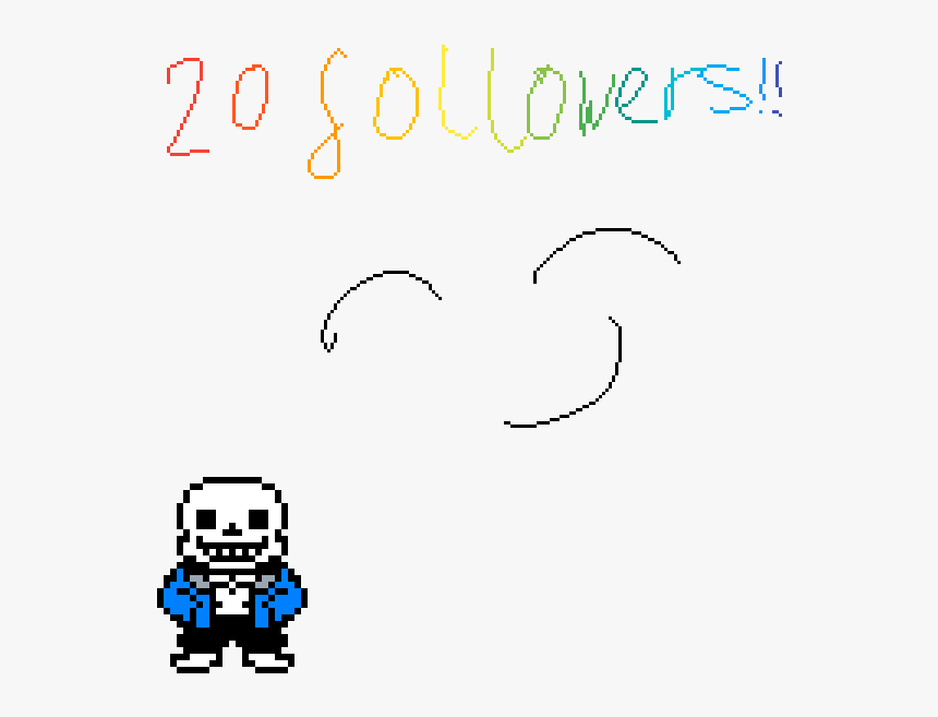 Sans Pixel Art Colored, HD Png Download, Free Download