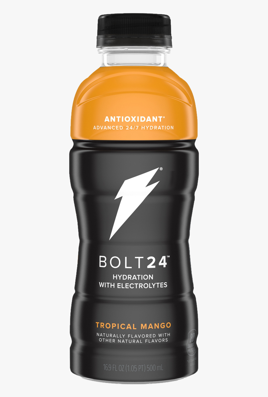 Bolt Tropical Mango - Water Bottle, HD Png Download, Free Download