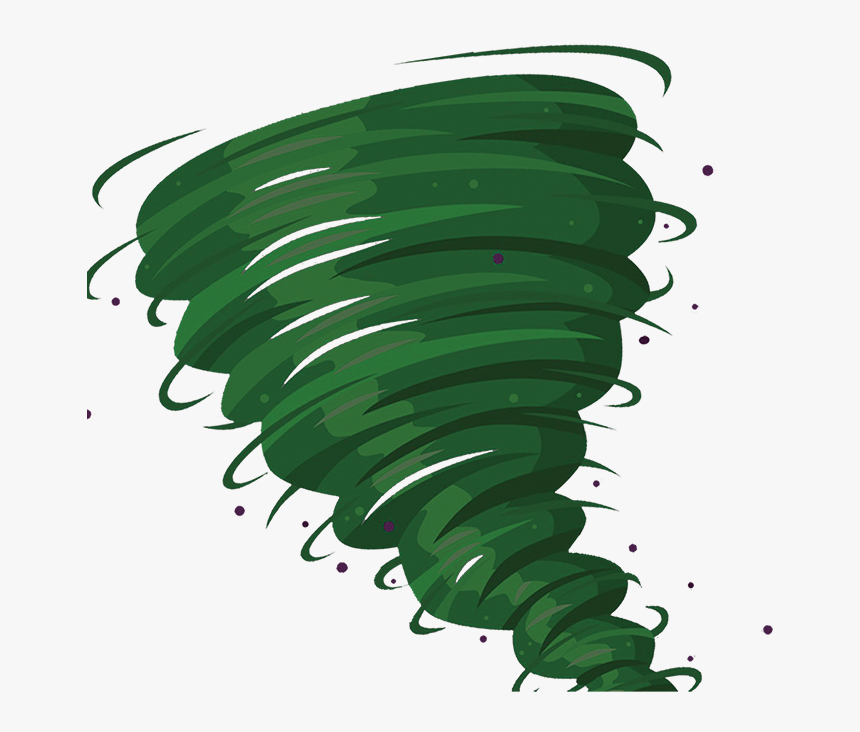 Tornado Download Storm - Transparent Green Tornado Png, Png Download, Free Download