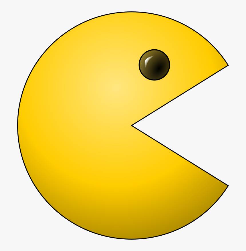 Pacman - Yellow Pac Man Ghost, HD Png Download, Free Download