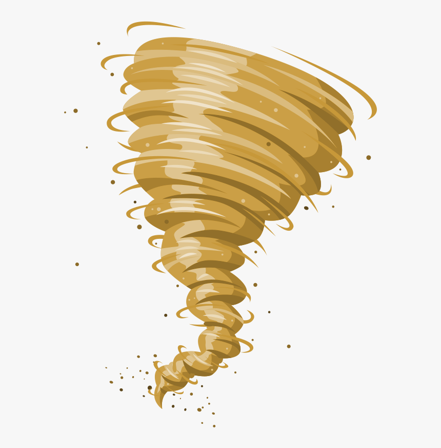 Yellow Tornado Png Download - Red Tornado Clip Art, Transparent Png, Free Download