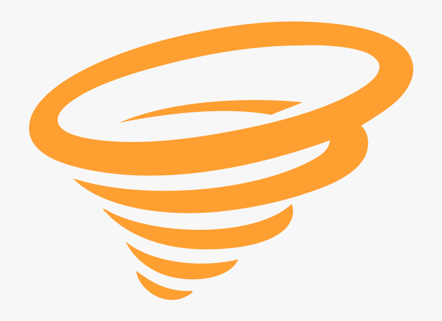 Tornado Silhouette Clipart , Png Download - Tornado Orange Theory, Transparent Png, Free Download