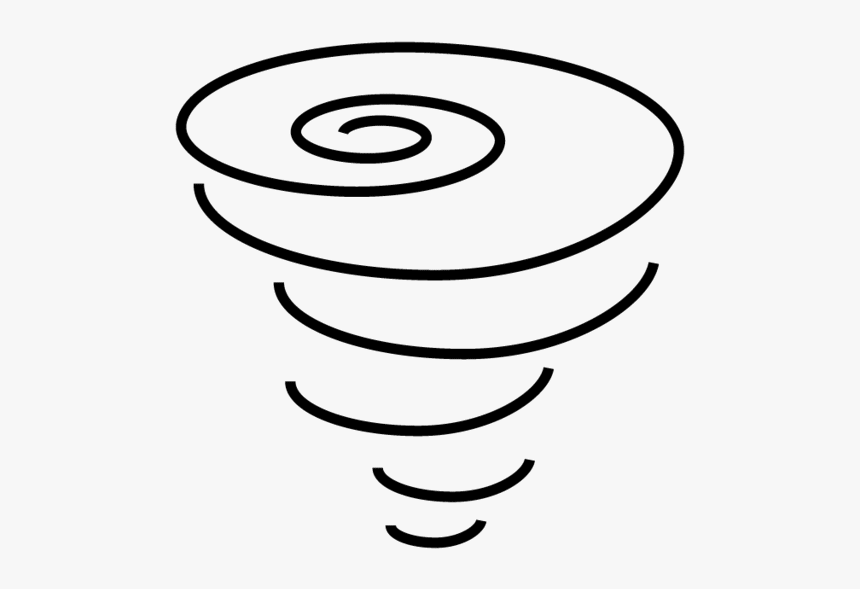 Tornado Drawing Easy, HD Png Download, Free Download