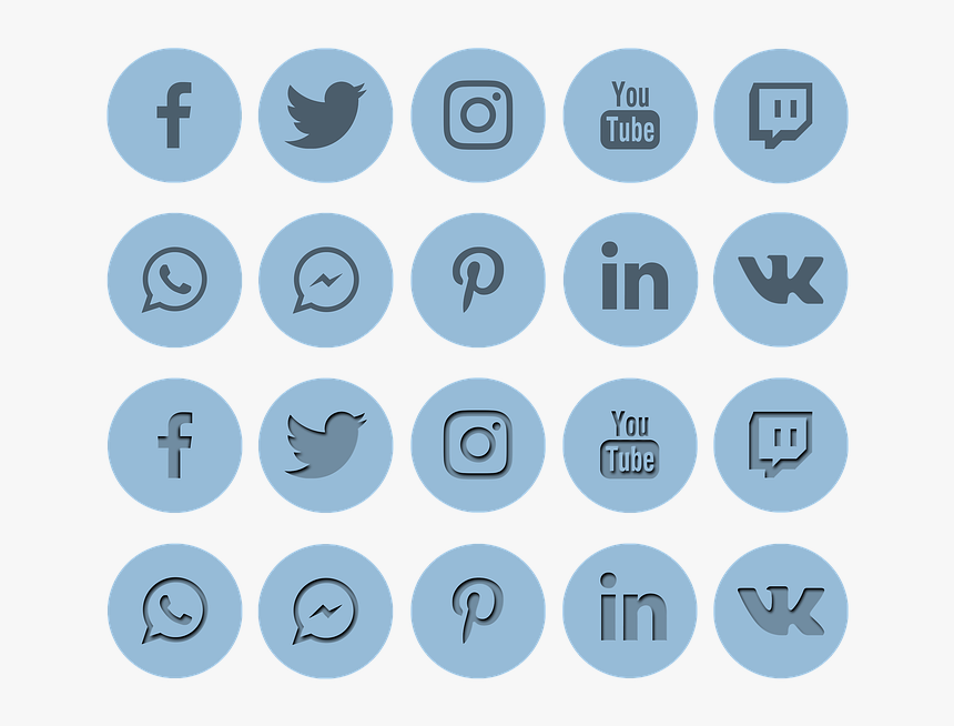Social Networks, Icon, Social Media, Whatsapp - Icono Redes Sociales Png 2019, Transparent Png, Free Download
