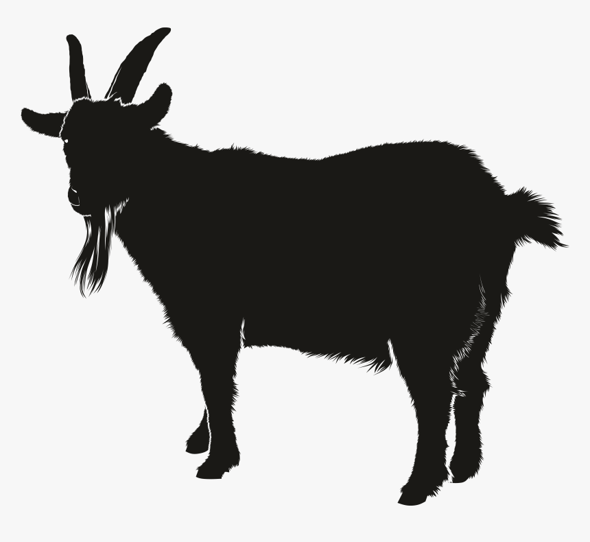 Goat Png Transparent Images - Goat Silhouette Png, Png Download, Free Download