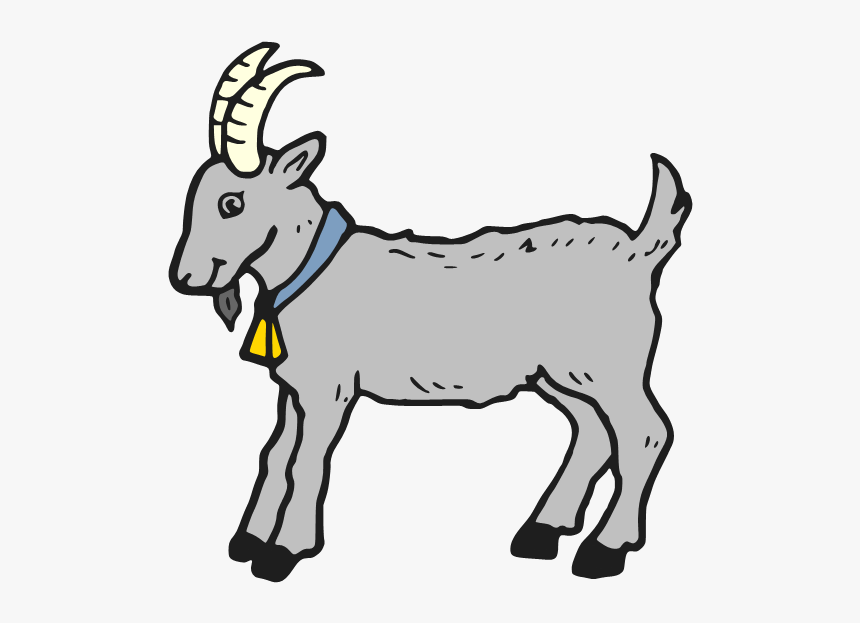 Goat Black And White Clipart, HD Png Download, Free Download