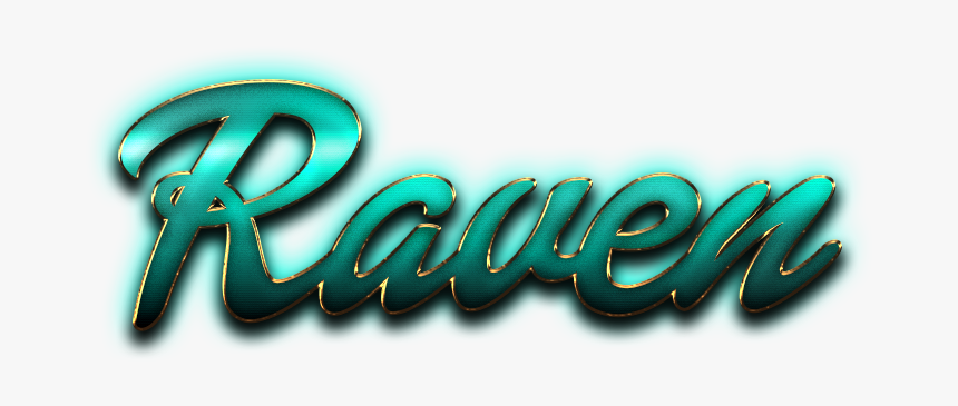 Raven Name Logo Png - Rehman Png, Transparent Png, Free Download