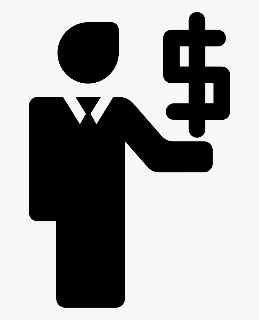 Businessman With Dollar Money Sign - Businessman Sign Png Free Downloading, Transparent Png, Free Download