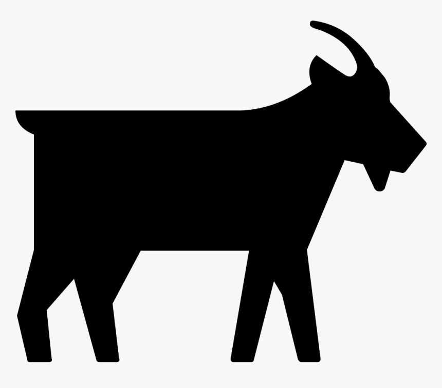 Goat - Animal Icon Art Goat, HD Png Download, Free Download