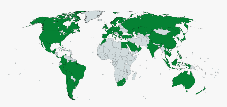 Starbucks - World Map, HD Png Download, Free Download