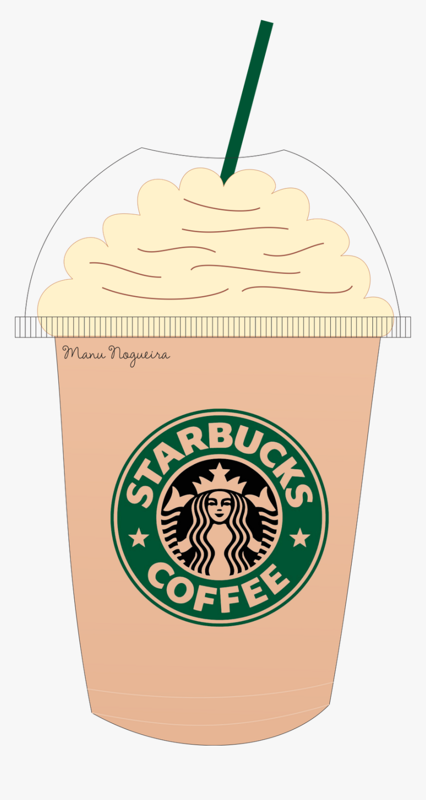 Free Download Make A Starbucks Logo Clipart Cafe Coffee - Starbucks Coffee Cup Png, Transparent Png, Free Download