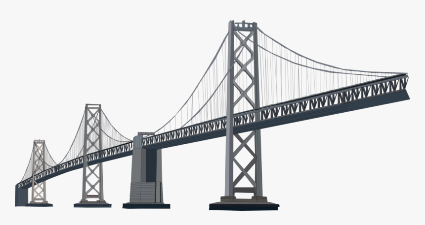Bridge Png - Oakland Bay Bridge, Transparent Png, Free Download
