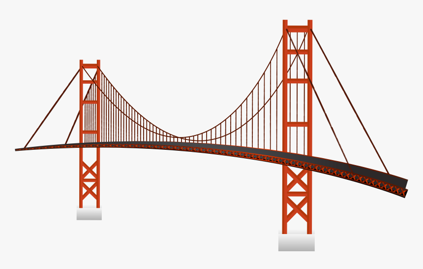 Golden Gate Bridge Png Clip Art - Transparent Golden Gate Bridge Clipart, Png Download, Free Download