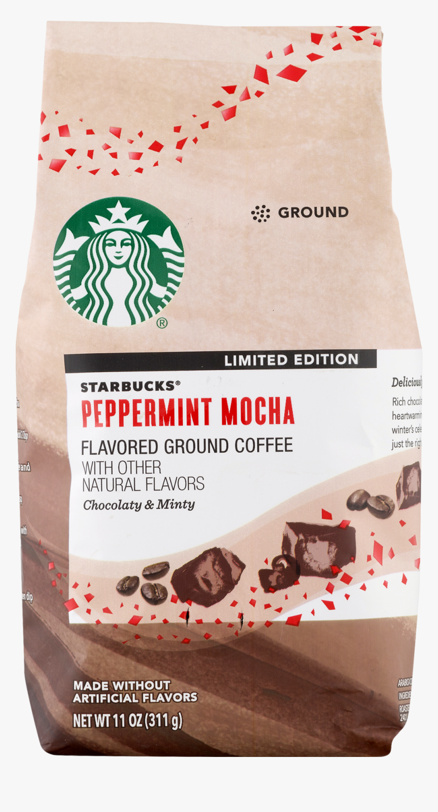 Starbucks Peppermint Mocha Ground Coffee, HD Png Download, Free Download