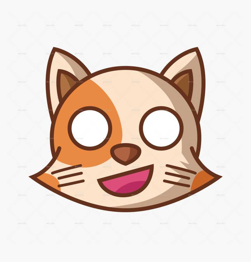 Png/cat Funny Icon-10 - Brown Cat Png Cartoon, Transparent Png, Free Download