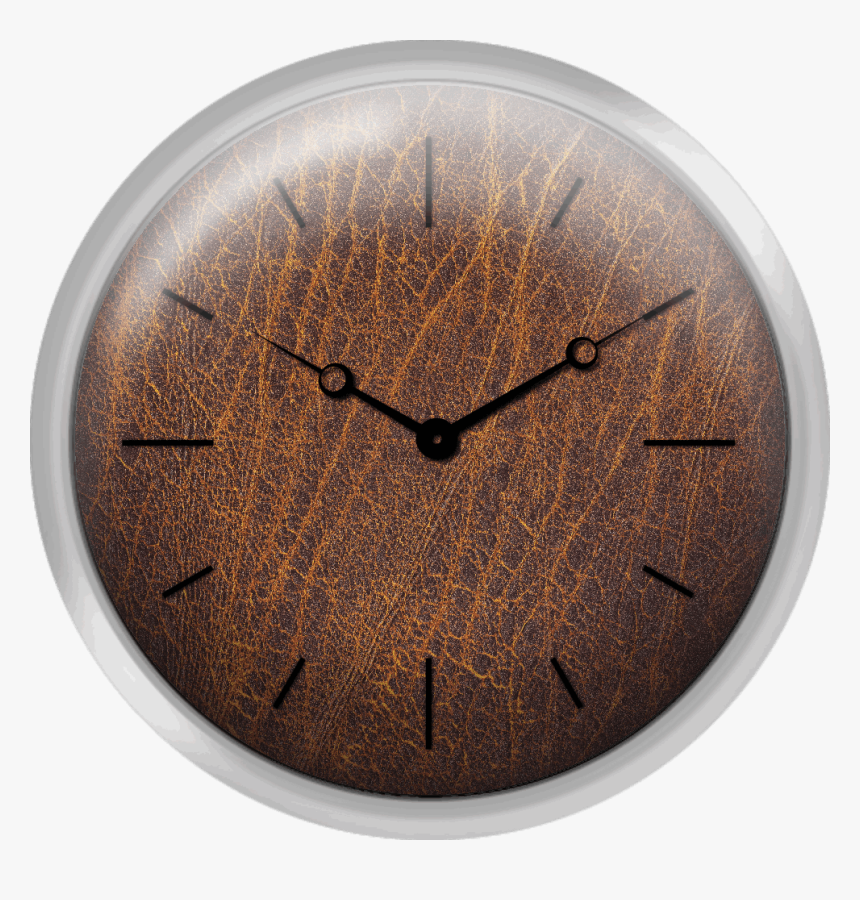 High Resolution Old Veal Leather Grunge Texture - Wall Clock, HD Png Download, Free Download