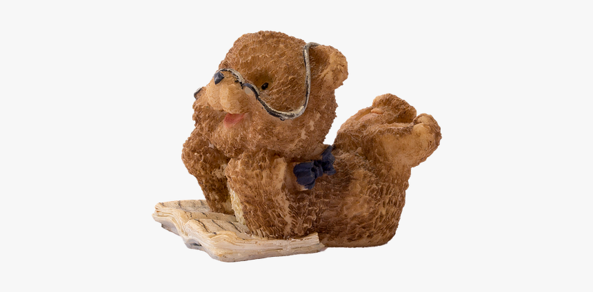 Bear, Book, Png, Ceramic, Isolated, Read, Brown, Funny - Brown Bear, Transparent Png, Free Download