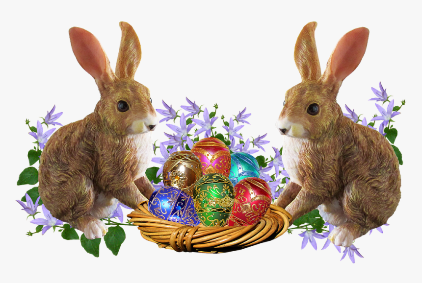 Easter Basket Bunny Png Transparent Images, Png Download, Free Download