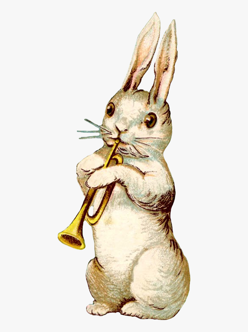 Vintage Easter Bunny Transparent, HD Png Download, Free Download