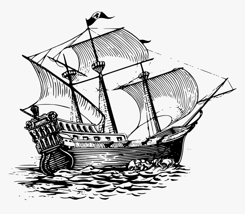 Sailing Ship Png, Transparent Png, Free Download