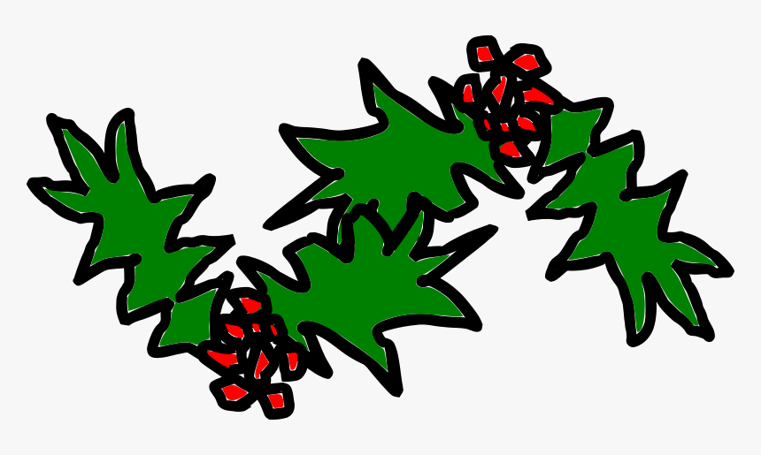 Xmas-holly - Christmas Motifs Free, HD Png Download, Free Download