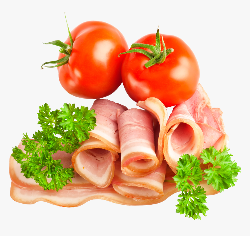 Bacon Png - Помидоры И Зелень Png, Transparent Png, Free Download