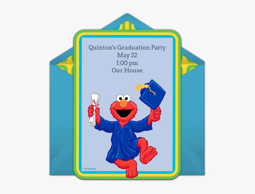 Elmo Graduation, HD Png Download, Free Download