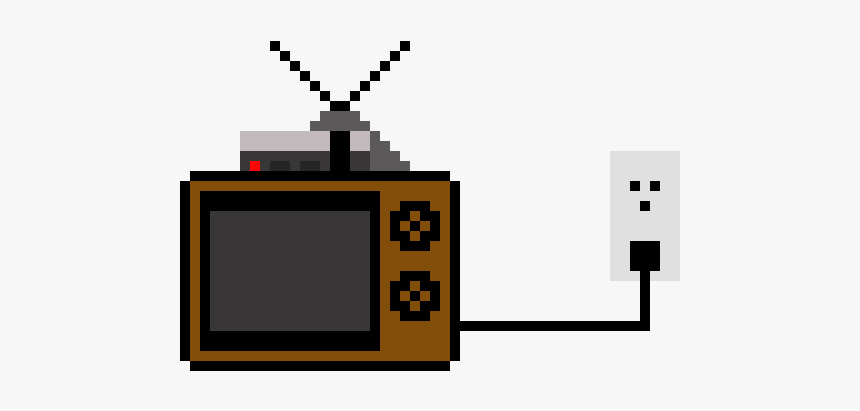 Old Tv Pixel Art, HD Png Download, Free Download