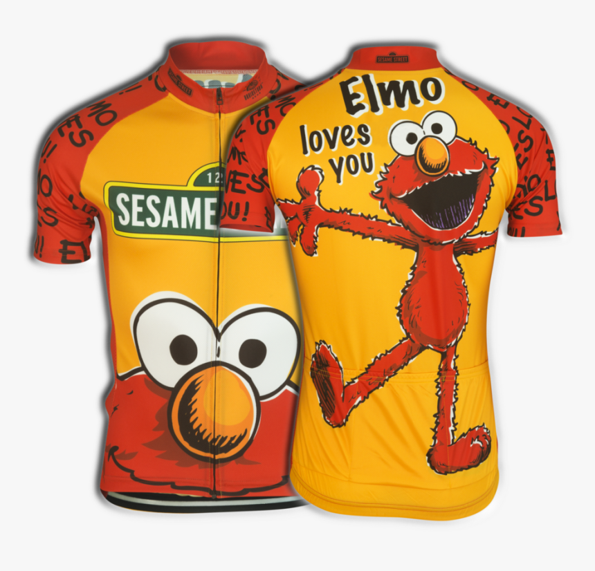 Elmo Cycling Jersey - Sesame Street Cycle Jersey, HD Png Download, Free Download