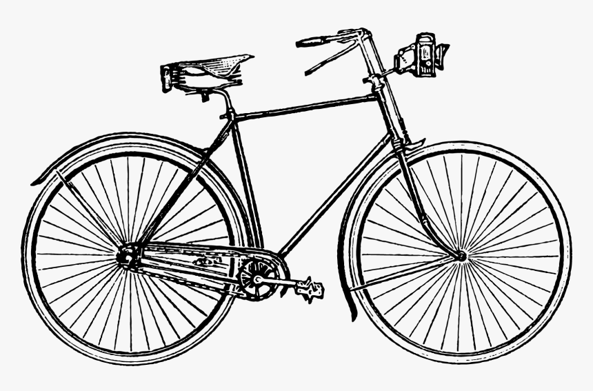 Bicycle Cycling Euclidean Vector Drawing - Bicycle Drawing Vector, HD Png Download, Free Download