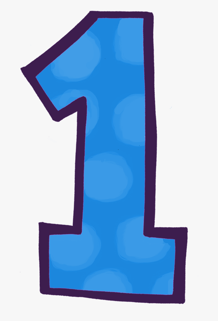 Kidlit Tv Is One Year Old Next Month - Number 1 Clipart, HD Png Download, Free Download