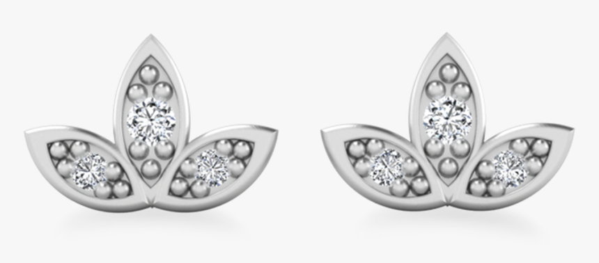 Ethical Diamond Ivy Leaf Earrings - Earrings, HD Png Download, Free Download